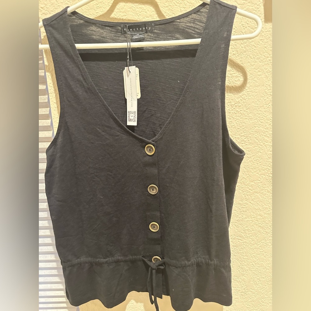 Brand New Sanctuary Button Down Peplum Top